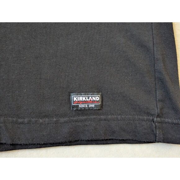 Kirkland Signature Logo Supima Unisex Tee Black Size L Men's/XL Women's - Picture 6 of 6